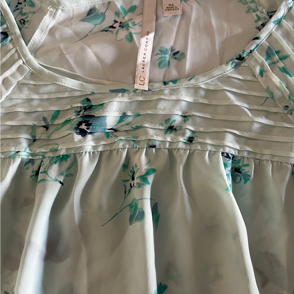 2 XS Lauren Conrad Top Floral Shirt Blouse Fall Long Sleeve Womens Lot Bundle - Picture 15 of 16